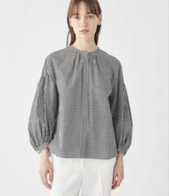 ボールジィ24ss Aラインブラウス お家で洗える白