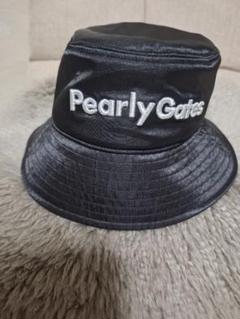 【タグ付未使用】パーリーゲイツ　バケットハット　ブラック 2025年最新】PEARLY GATES レディース ハットの人気アイテム