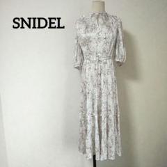 SNIDEL（スナイデル）の「プリーツティアードワンピース