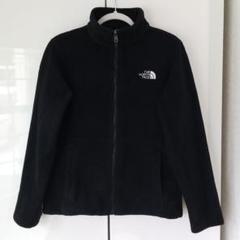 【美品】ノースフェイス フルジップ フリース ジャケット 黒 レディース XL