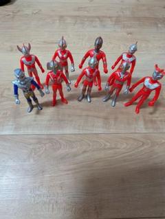 ウルトラマン ポピー ソフビ 9体 昭和 当時物 円谷