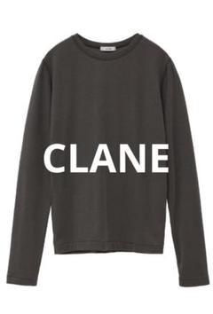 CLANE カシミア混 コンフォータブルクルートップス カットソー
