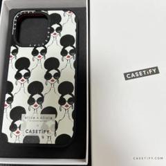 お値下げ★CASETiFY Alice+Olivia iPhone13pro A+o X Casetify Iphone 13 Pro Max Case In Black/white | Alice