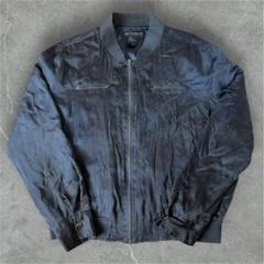 90s ジャケット　シルク　ヨーロッパ古着　短丈　ヴィンテージ　軍物サンプリング