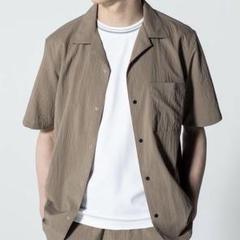 【極美品】セオリー　オープンカラーシャツ　シアサッカー　KELSO　サイズXXL 極美品】セオリー オープンカラーシャツ シアサッカー KELSO