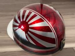 ラップ塗装 富士日章 コルク半 ヘルメット 族車 旧車會 暴走族 バリオス 風防 ラップ塗装 富士日章 コルク半 ヘルメット 族車 旧車會 暴走族