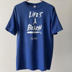 90s USA製 Life's A BEACH プリント Tシャツ