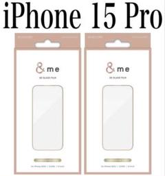 【新品】エレコム★iPhone 15 Pro★ガラスフィルム②CPG