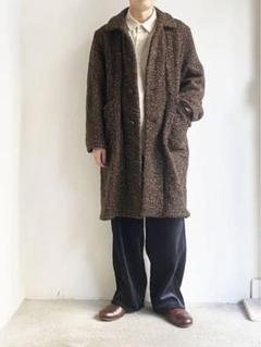 YAECA / ウールダスターコート / ステンカラーコート ブラウン系 YAECA / ウールダスターコート / ステンカラーコート ブラウン系