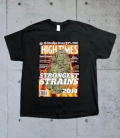 アメリカ　雑誌　High Times　表紙　プリント　Tシャツ　Mサイズのサムネイル