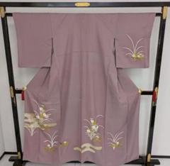 408mh42〇付下げ 絞り染 金彩 地紋 花 青海波 七宝〇美品 - メルカリ
