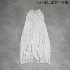 LA BELLE ETUDE バルーン キャミソールワンピース 白 R212