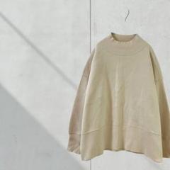 3604【GAP】ニット　セーター　長袖　ハイネック　アイボリー　秋冬　タグ付き