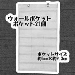 ウォールポケット クリア　21ポケット