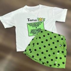 Tootsie Pops Tシャツと水玉スカートセット