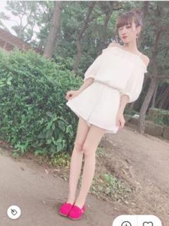 Ungrid オフショルロンパース