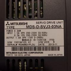 三菱電機　サーボドライバ　MDS-D-SVJ3-03NA