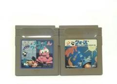 「クォース」「アスミッくんワールド」ゲームボーイ　ソフト　セット
