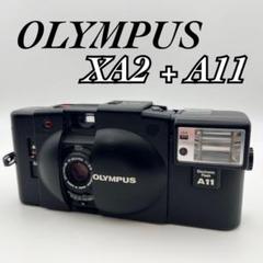 【美品値下げ】オリンパスOLYMPUS XA2+A11 コンパクトフィルムカメラ ○OLYMPUS オリンパス コンパクト フィルムカメラ XA2 A11 レッド