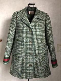 GUCCI グッチツィードシェリーラインコート