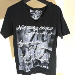 ジャンク品中古　ネオグランジアーティスティックプリント　 Tシャツ 少しセクシー