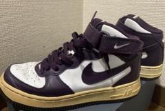 NIKE ハイカットスニーカー　ナイキ エア フォース　ヴィンテージ　当時物　紫