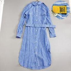 【タグ付き未使用品】ポロラルフローレン　ポロワンピース　ベルト　Aライン　白 タグ付き未使用品】ポロラルフローレン ポロワンピース ベルト A