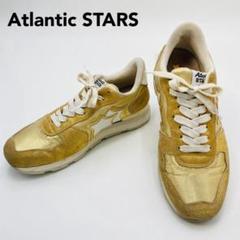 Atlantic STARS スニーカー ラメ スエード 化繊 43 ゴールド