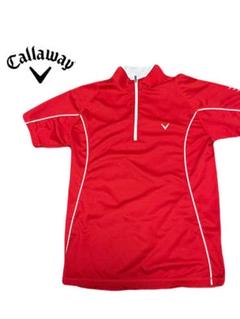 ★callaway★ポロシャツ★半袖★ゴルフウェア★ハーフジップ★M★