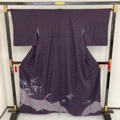 最新入荷商品一覧 | 紫 紋無し 色留袖 八掛けがお洒落 着物 正絹 ハジック加工 波紋 着物・浴衣