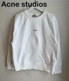 専用美品 AcneStudios アクネ ロゴスウェット FLOGHOネックロゴ ACNE STUDIOS アクネストゥディオズ FLOGHO SWEAT SHIRTS リブ