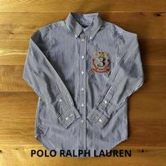 美品 Polo Ralph Lauren ストライプ長袖シャツ 150