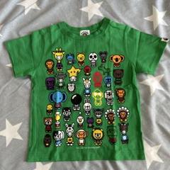 BAPE KIDS グリーン Tシャツ 110