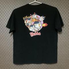 美品 ブルダック Tシャツ BULDAK 黒 韓国 炒め麺 KOREA 鳥☆