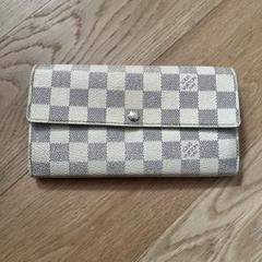 ルイヴィトン ダミエ アズール ポルトフォイユ・サラ　長財布
