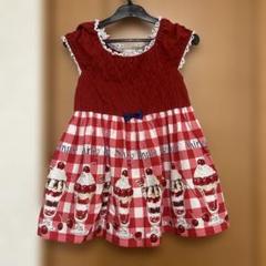 シャーリーテンプル 限定　ハート柄ノースリーブ ワンピース 140 Shirley Temple Online Shop （シャーリーテンプル 公式