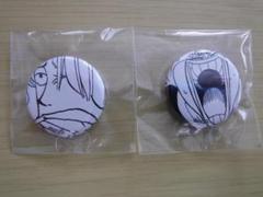 ワンピース　オールフェイス　缶バッジ　all faces サンジ サンジ ワンピース ALL FACES GASHA 巨大ガシャ 顔缶バッジ