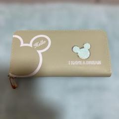 Disney・ミッキーマウス長財布モスグリーン