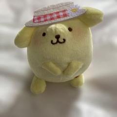 サンリオキャラクターズ　ピクニックおすわりマスコット　ポムポムぷりん