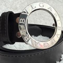 【激レア・美品】 BVLGARI ウィークエンド サークルロゴ　ベルト　グレー 激レア・美品】 BVLGARI ウィークエンド サークルロゴ ベルト