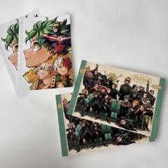 3.⭐️僕のヒーローアカデミア ポストカード全2種×50 ヒロアカ 最強ジャンプ ヒロアカ』両面B3サイズポスター 最強ジャンプ付録で絵柄公開