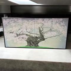 【真作】中島千波「樹霊淡墨桜」現代巨匠 鑑賞木版画 限定250部 125 真作】中島千波「樹霊淡墨桜」現代巨匠 鑑賞木版画 限定250部