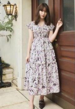 2025年最新】watercolor floral tiered dressの人気アイテム