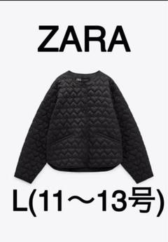 ハート キルティングボンバージャケット - ブラック | ZARA