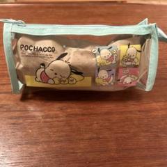 POCHACCO 透明ポーチ 水色