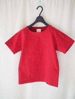 わざわざ×yohaku  パン屋のTシャツ　赤 パン屋のTシャツ｜わざわざオリジナル