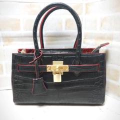 ★ココセリュックスゴールド マット クロコダイル 3WAY ハンドバッグ 新同品