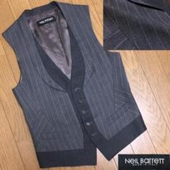 NeIL BarreTT イタリア製 レイヤード ストライプ ジレ ベスト XSのサムネイル