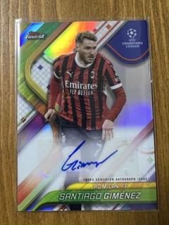 ヒメネス【直筆サインカード】topps finest UCC 24-25 - メルカリ