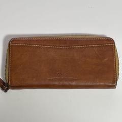 Dakota BLACK LABEL 長財布 ラウンドファスナー 本革 ブラウン